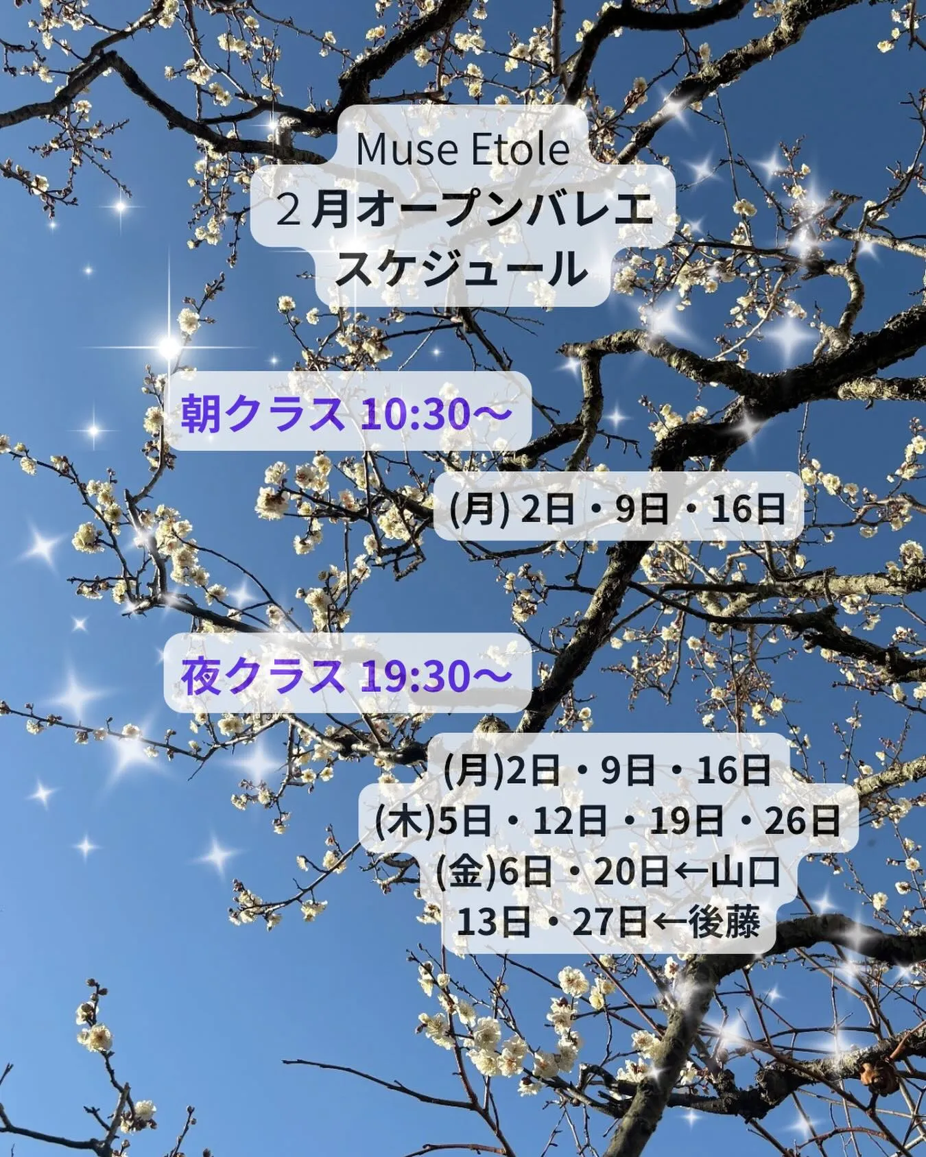 [2月大人オープンクラス]